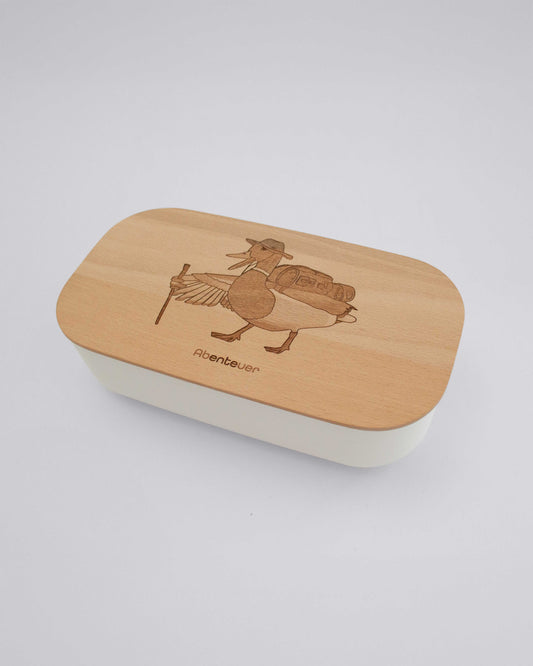 Vorratsdose "Abenteuer" mit Holzdeckel