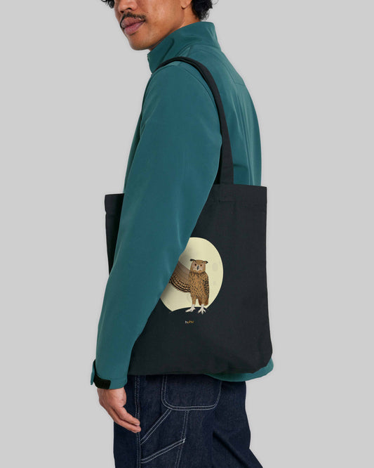 Stofftasche "huhu" in 4 verschiedenen Farben und insgesamt 8 verschiedenen Varianten