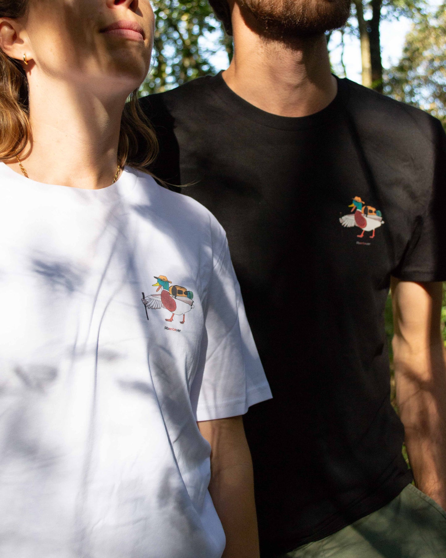 unisex Organic Shirt 2.0 "Abenteuer" in 2 verschiedenen Farben