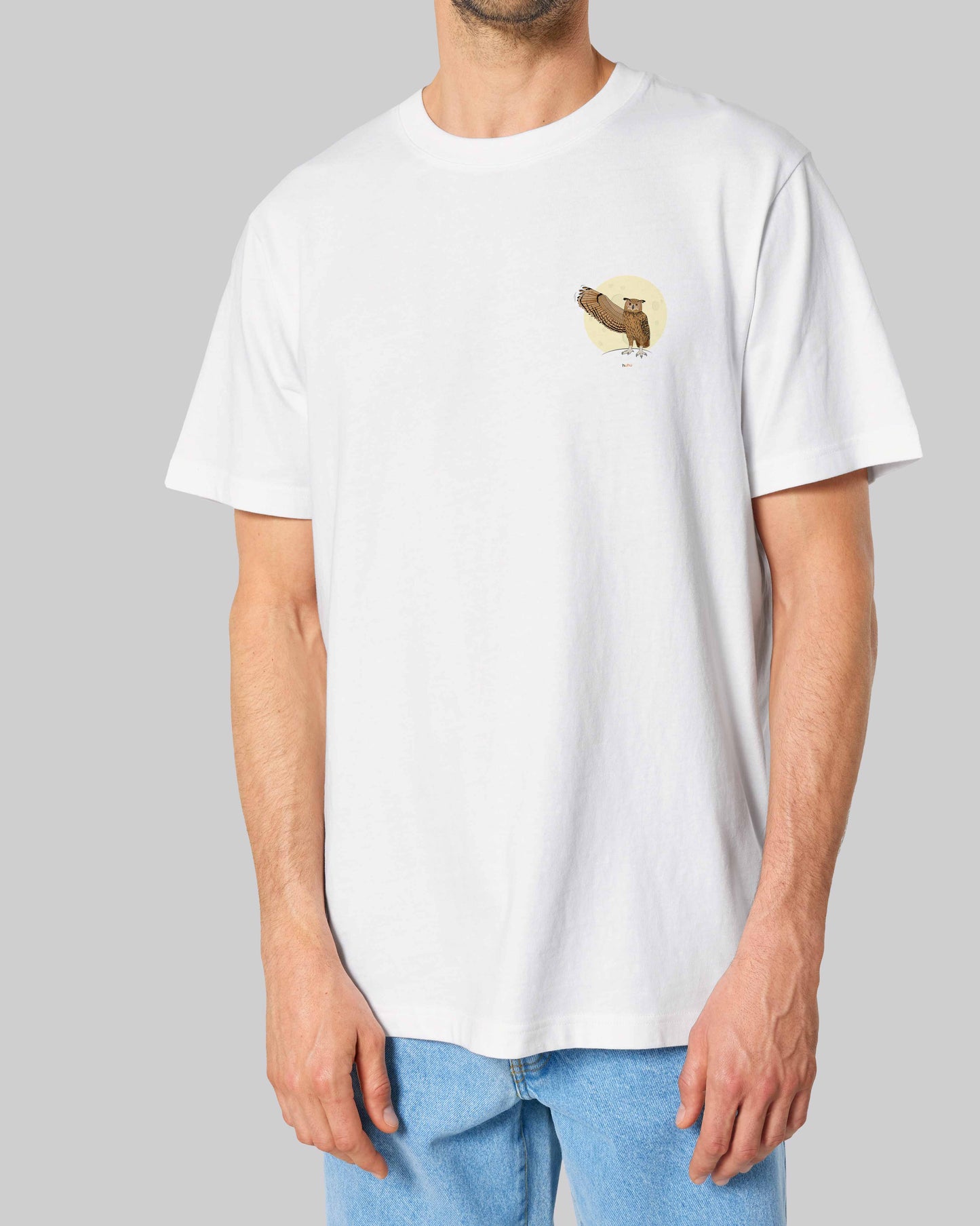 unisex Organic Shirt 2.0 "huhu" in 3 verschiedenen Farben und insgesamt 6 verschiedenen Varianten