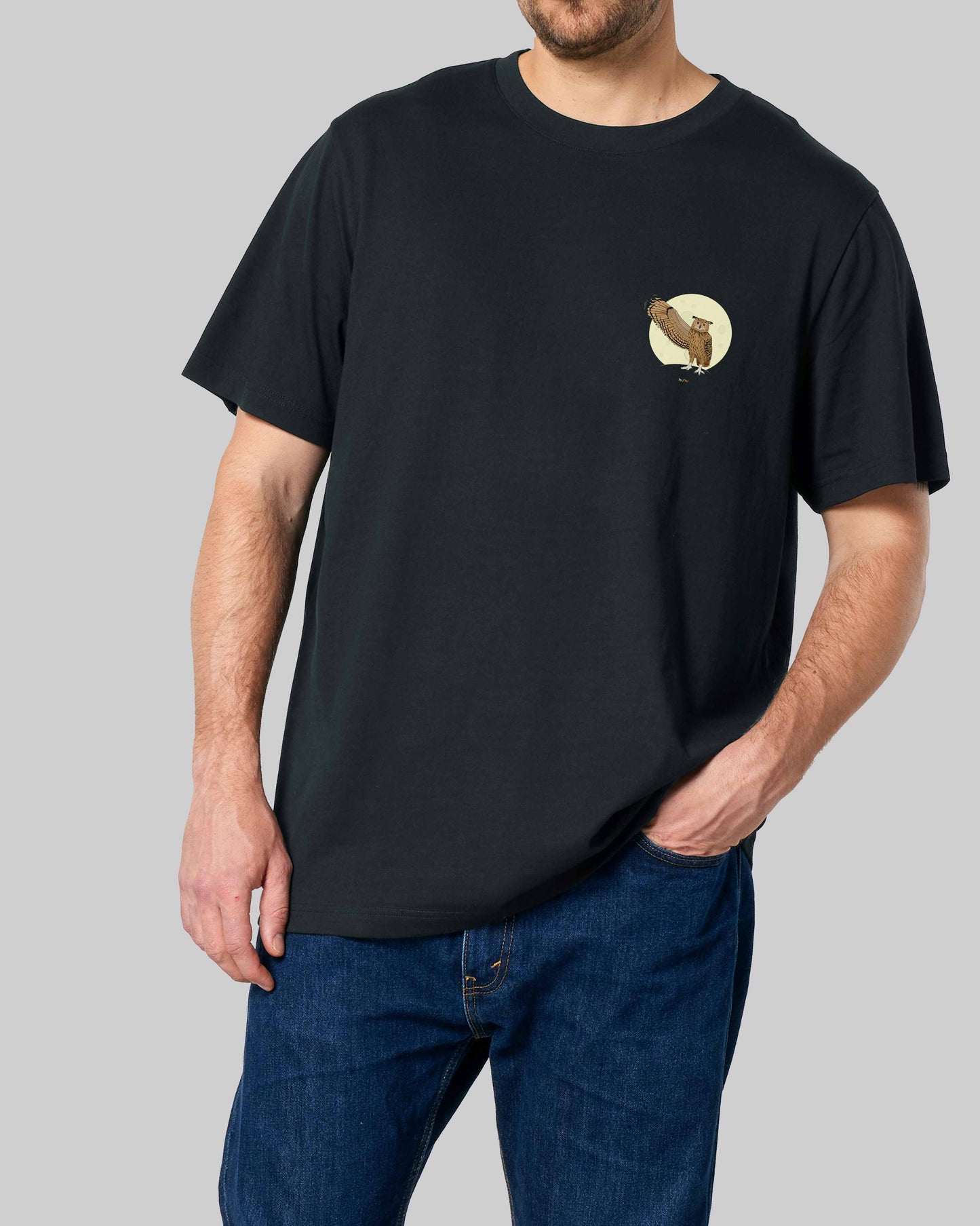 unisex Organic Shirt 2.0 "huhu" in 3 verschiedenen Farben und insgesamt 6 verschiedenen Varianten
