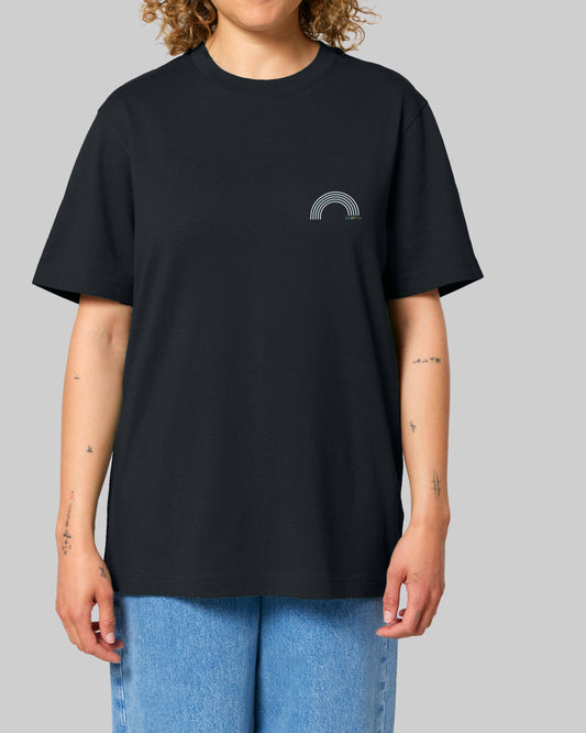 unisex Organic Shirt 2.0 "lgbtq+ Regenbogen" in 2 verschiedenen Farben und insgesamt 6 verschiedenen Varianten