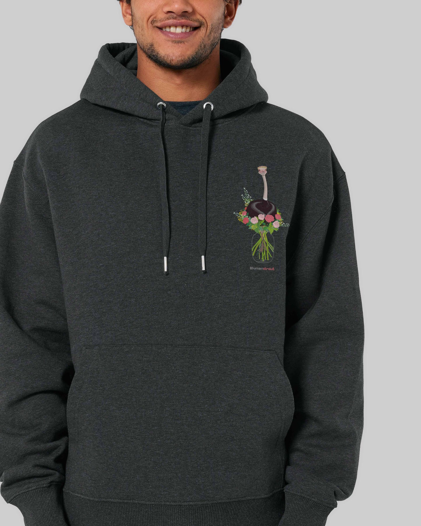 unisex Hoodie "Blumenstrauß" in 2 verschiedenen Farben
