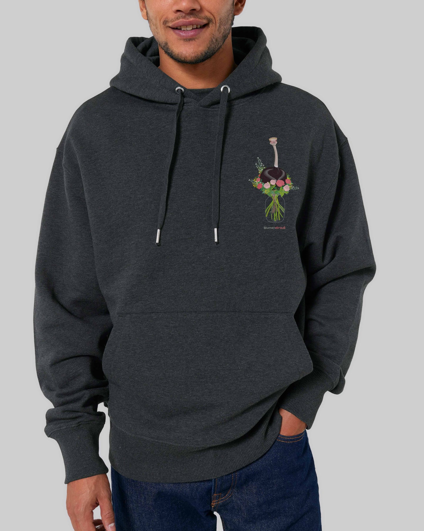 unisex Hoodie "Blumenstrauß" in 2 verschiedenen Farben