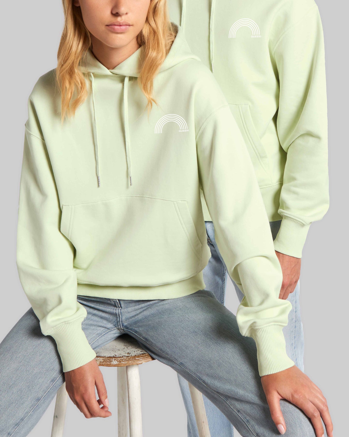 unisex Hoodie "queer Regenbogen" in 9 verschiedenen Farben