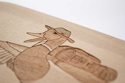 personalisierbare Vorratsdose "Abenteuer" mit Holzdeckel