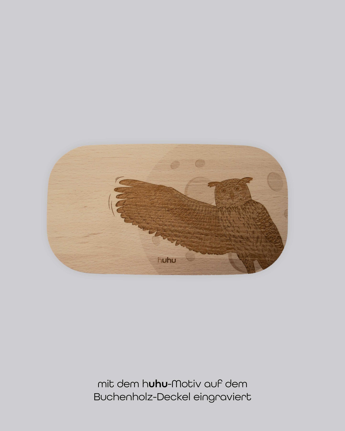 Vorratsdose "huhu" mit Holzdeckel
