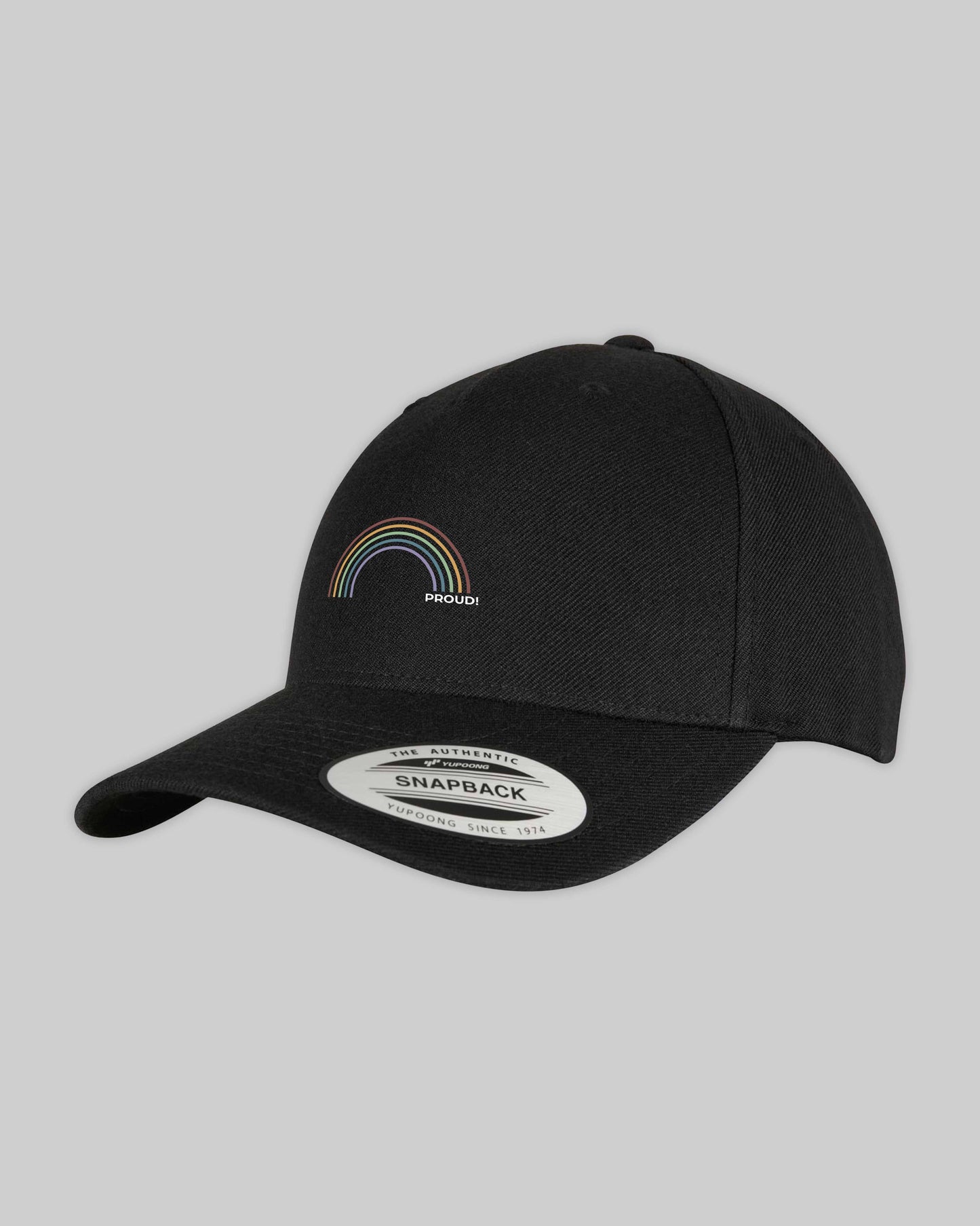 Snapback Cap "proud Regenbogen" in 6 verschiedenen Farben