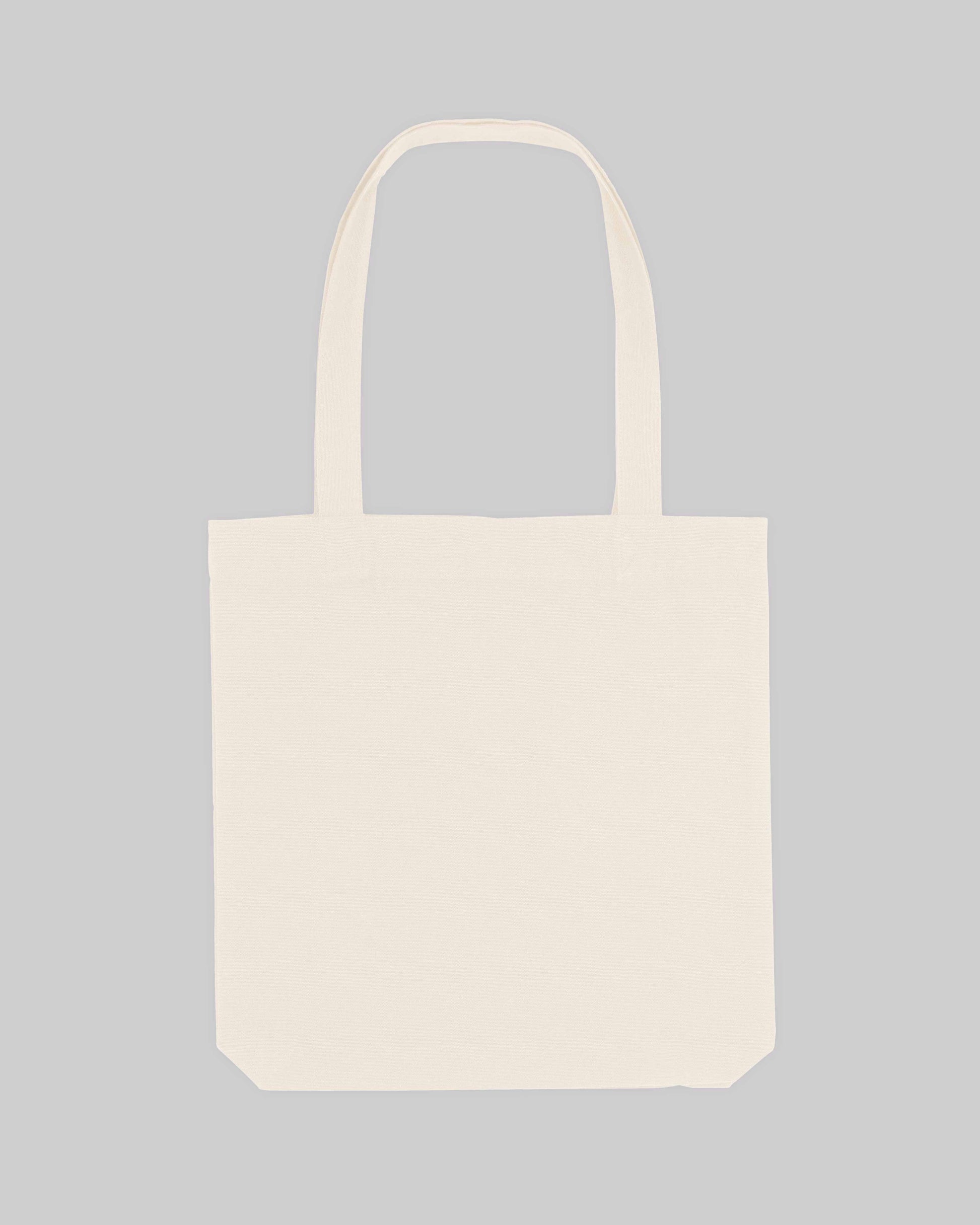 EINHORST® Stofftasche in der Farbe "Natural" mit dem Motiv "Blumenstrauß", Bild von Stofftasche von hinten