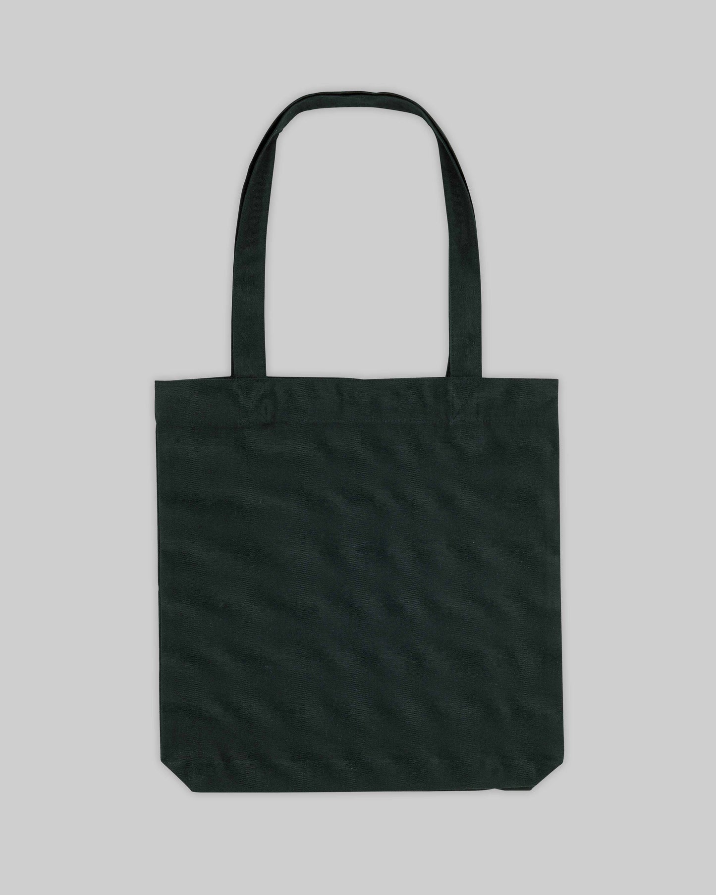 EINHORST® Stofftasche in Schwarz mit dem Motiv "Blumenstrauß", Bild von Stofftasche von hinten