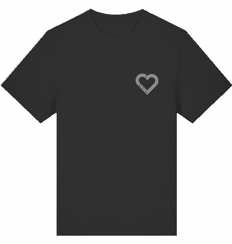 unisex Organic Shirt 2.0 "pride Herz" in 2 verschiedenen Farben und insgesamt 6 verschiedenen Varianten