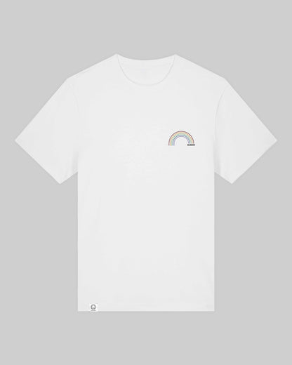 unisex Organic Shirt 2.0 "queer Regenbogen" in 2 verschiedenen Farben und insgesamt 6 verschiedenen Varianten