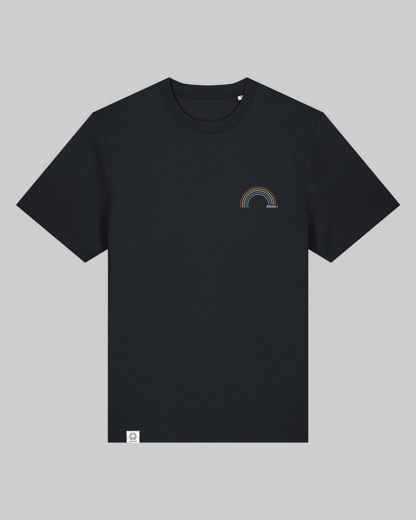 unisex Organic Shirt 2.0 "equal Regenbogen" in 2 verschiedenen Farben und insgesamt 6 verschiedenen Varianten
