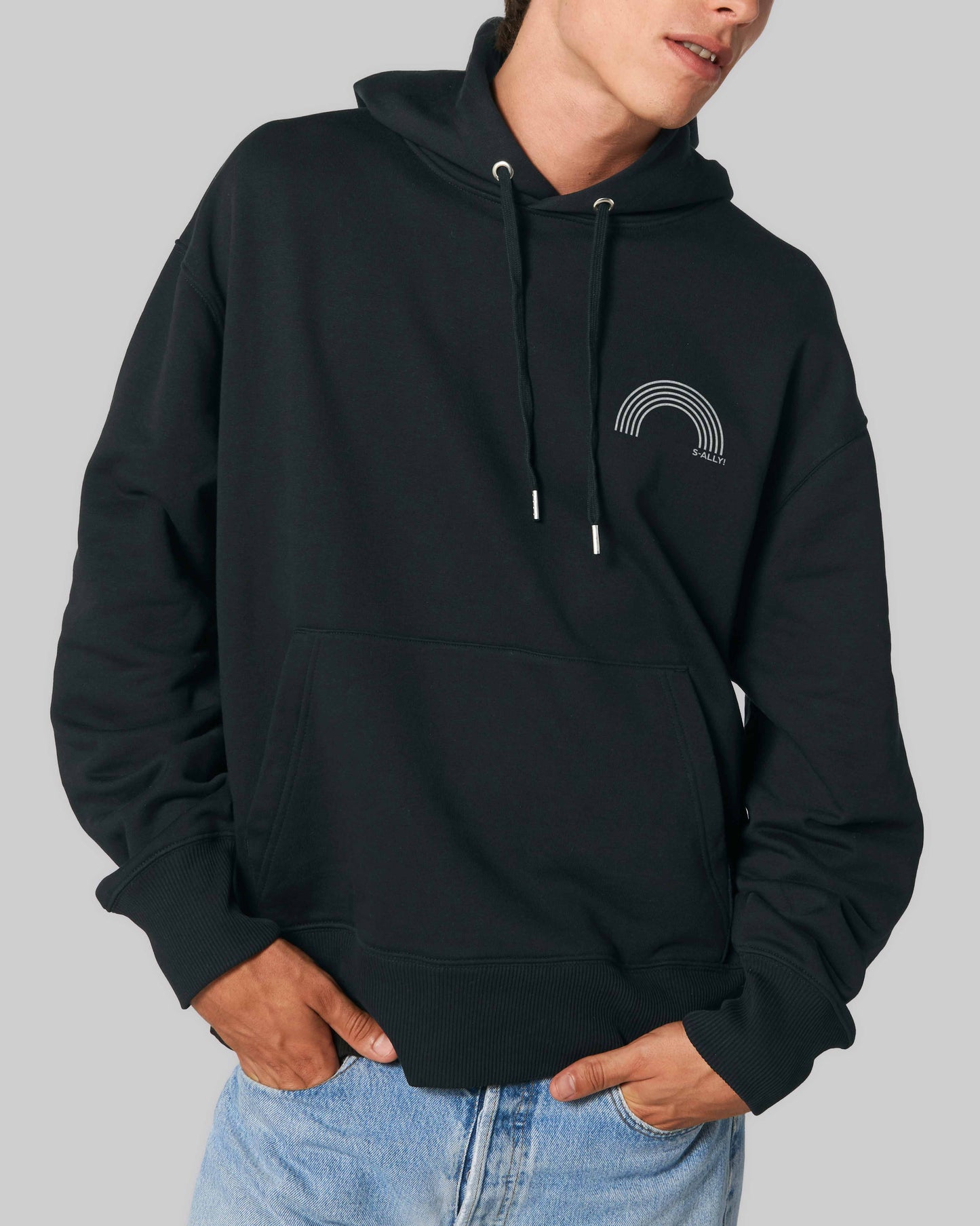 unisex Hoodie "s-ally Regenbogen" in 4 verschiedenen Farben